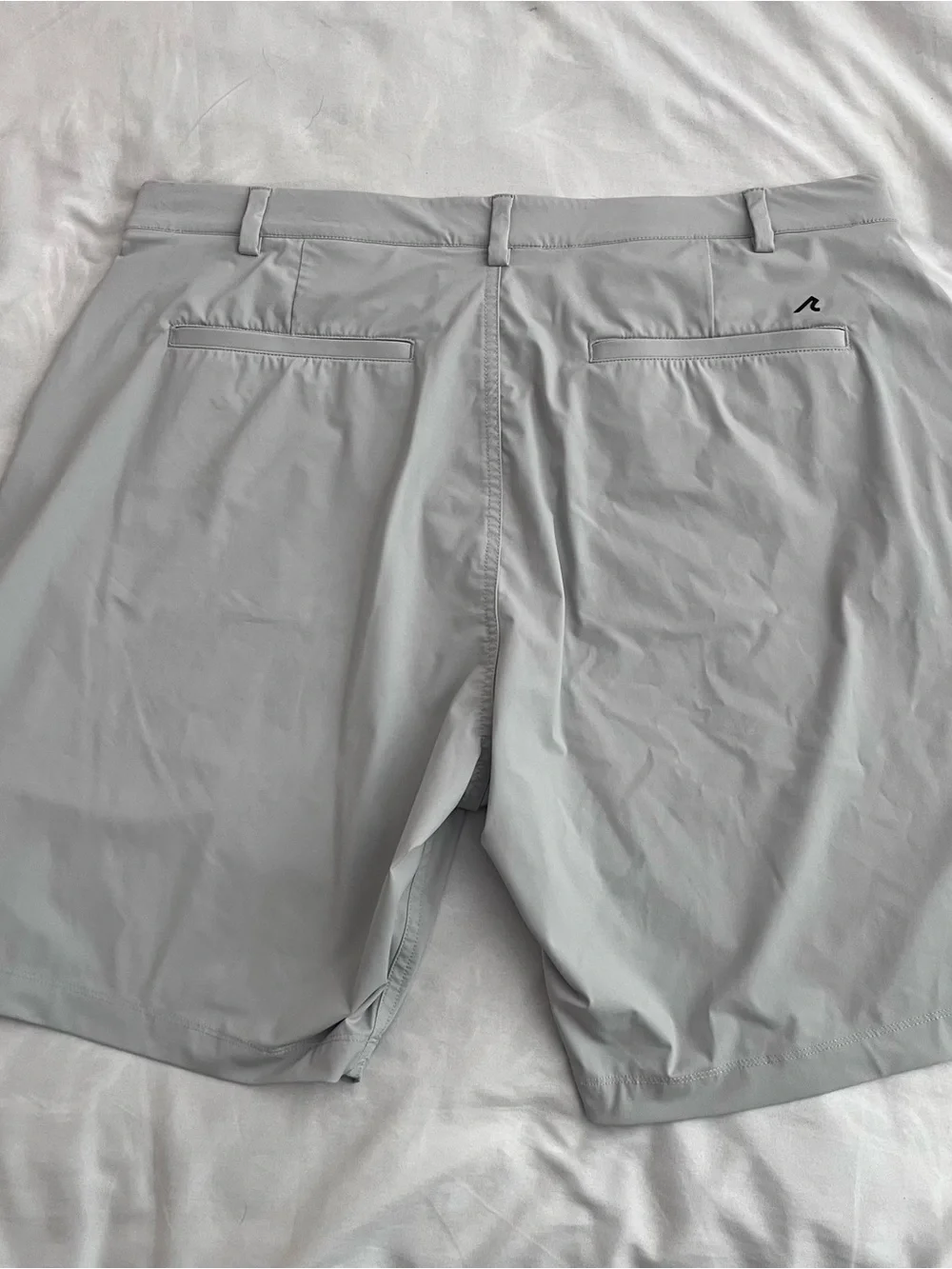 Redvanly Light Gray Performance Pull On Golf Shorts Mens Size XXL 2XL Stretch 9”